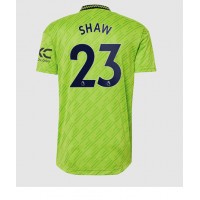 Fotbalové Dres Manchester United Luke Shaw #23 Alternativní 2022-23 Krátký Rukáv